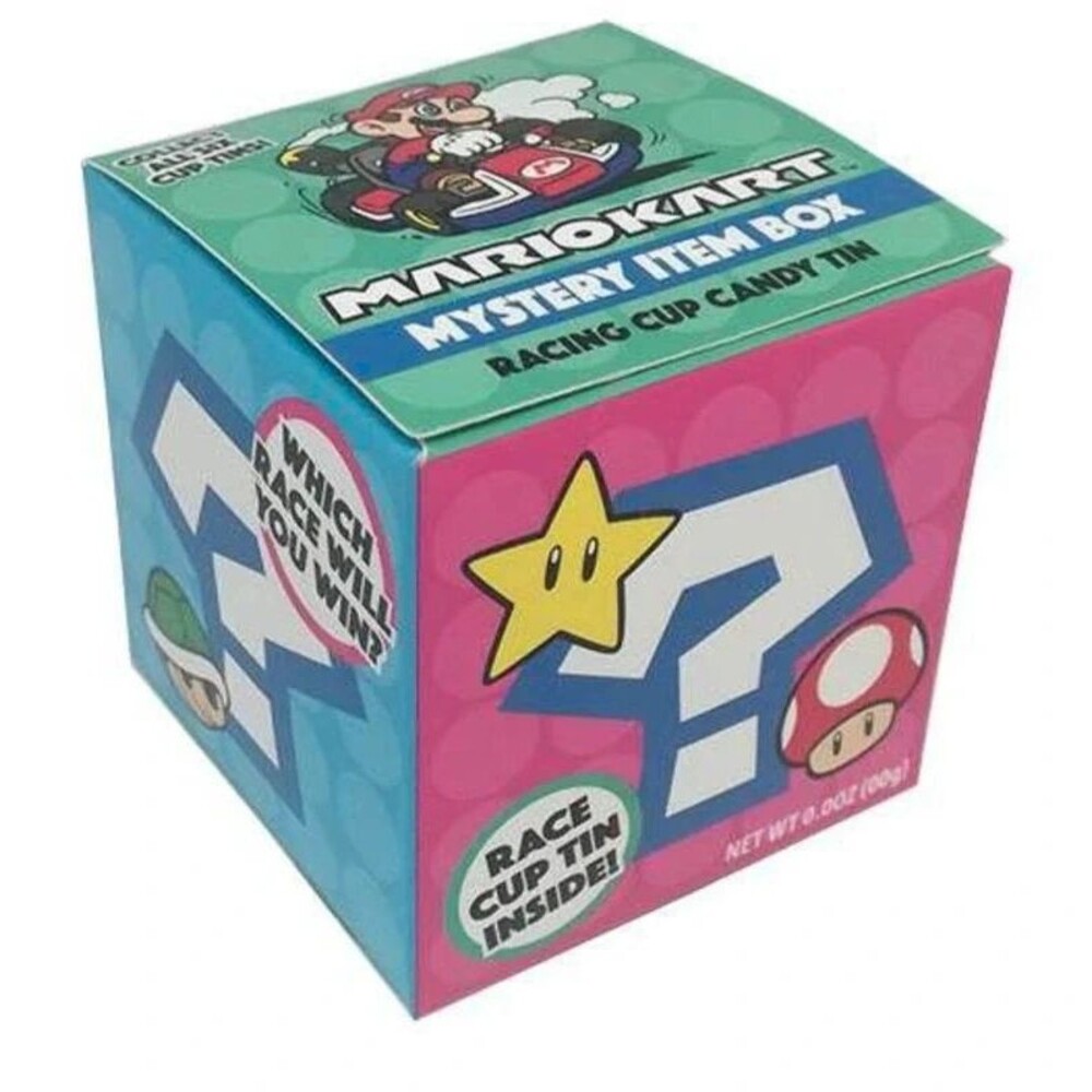 Super Mario Kart mystery tin candy